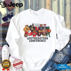 SEC Team Spirit Modern Southeastern Conference Mascot shirt