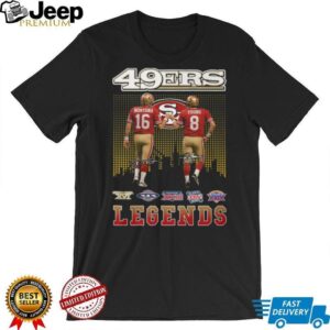 San Francisco 49ers Montana & Young Super Bowl Legends T Shirt
