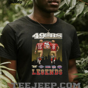 San Francisco 49ers Montana & Young Super Bowl Legends T Shirt