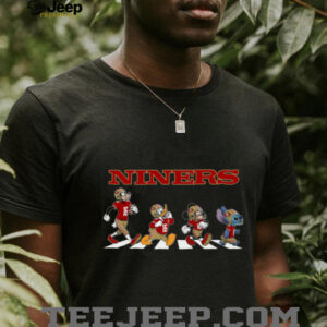 San Francisco 49ers Niners Disney Characters Football T Shirt