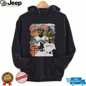 San Francisco Giants Barry Bonds Vintage Black T Shirt San Francisco Giants Barry Bonds Vintage Black T Shirt