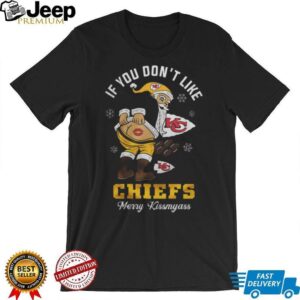 Santa If You Don't Like Philadelphia Eagles Philly Merry Kissmyass Christmas T Shirt