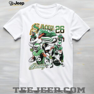 Saquon Barkley Philadelphia Eagles 26 Graphic T Shirt Saquon Barkley Philadelphia Eagles 26 Graphic T Shirt