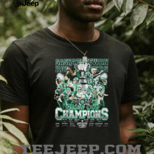 Saskatchewan Roughriders 2025 Grey Cup Champions T Shirt Saskatchewan Roughriders 2025 Grey Cup Champions T Shirt