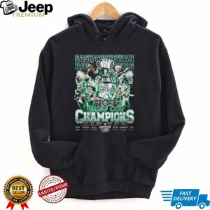 Saskatchewan Roughriders 2025 Grey Cup Champions T Shirt
