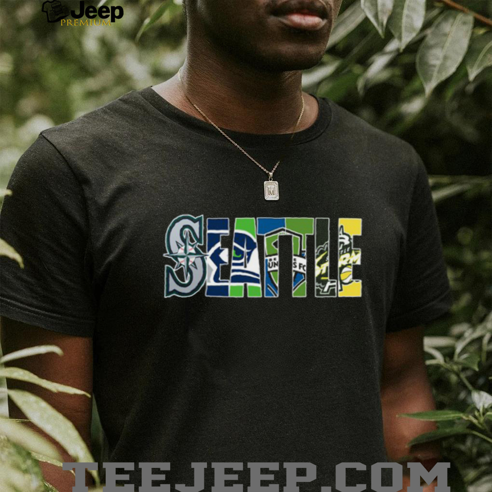 Seattle Kraken, Mariners, Seahawks, Sounders FC Fan T Shirt Seattle Kraken, Mariners, Seahawks, Sounders FC Fan T Shirt