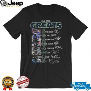 Seattle Seahawks All Time Greats Signatures T Shirt
