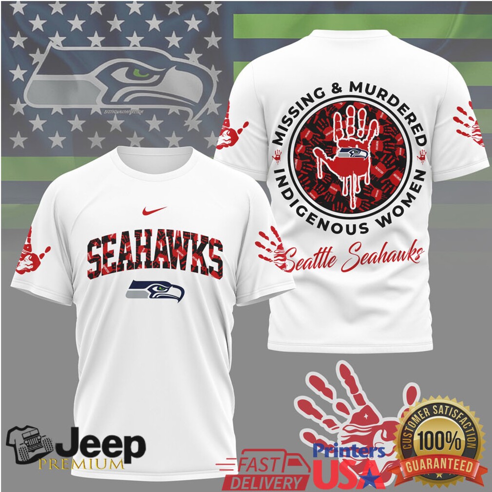 Seattle Seahawks Official NFL MMIW Awareness Shirt