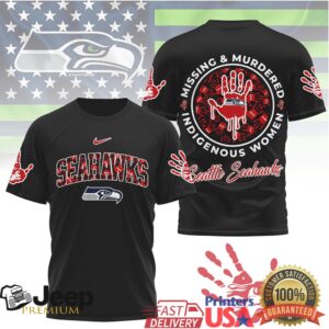 Seattle Seahawks Official NFL MMIW Awareness Shirt