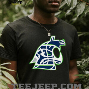 Seattle Seahawks Retro Throwback Vintage Logo T Shirt