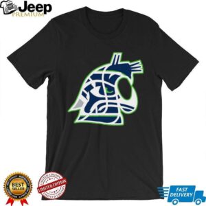 Seattle Seahawks Retro Throwback Vintage Logo T Shirt
