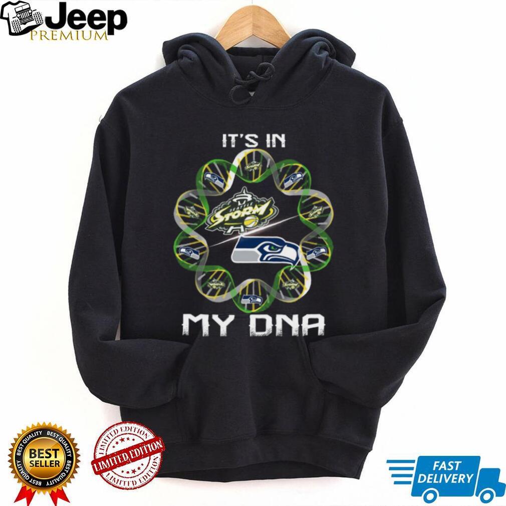 Seattle Seahawks & Storm It’s In My DNA Fandom T Shirt Seattle Seahawks & Storm It’s In My DNA Fandom T Shirt