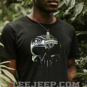 Seattle Sounders FC Punisher Skull T Shirt