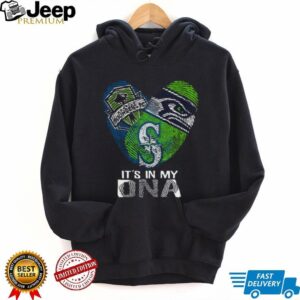 Seattle Sports Fan It’s in my DNA Seahawks Sounders Mariners T Shirt Seattle Sports Fan It’s in my DNA Seahawks Sounders Mariners T Shirt