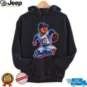 Shohei Ohtani La Dodgers cartoon caricature Los Angeles Dodgers MLB Baseball shirt