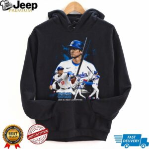 Shohei Ohtani Los Angeles Dodgers 2025 NL West Champions T Shirt Shohei Ohtani Los Angeles Dodgers 2025 NL West Champions T Shirt