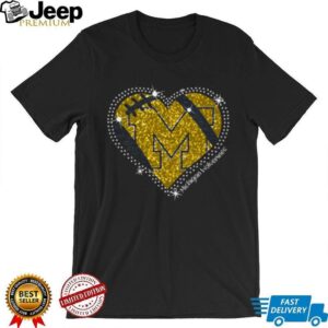 Show Your Love Official Michigan Wolverines Sparkle T Shirt