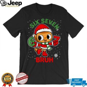 Six Seven Bruh Cute Dandy Christmas Toons World Shelly Toon T Shirt Six Seven Bruh Cute Dandy Christmas Toons World Shelly Toon T Shirt
