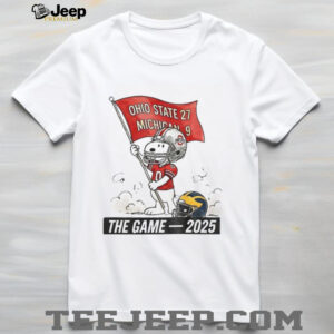 Snoopy Ohio State 27 9 Michigan Ohio State Buckeyes The Game 2025 shirt Snoopy Ohio State 27 9 Michigan Ohio State Buckeyes The Game 2025 shirt