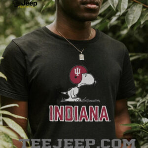 Snoopy Peanuts Indiana Hoosiers football 2025 shirt Snoopy Peanuts Indiana Hoosiers football 2025 shirt