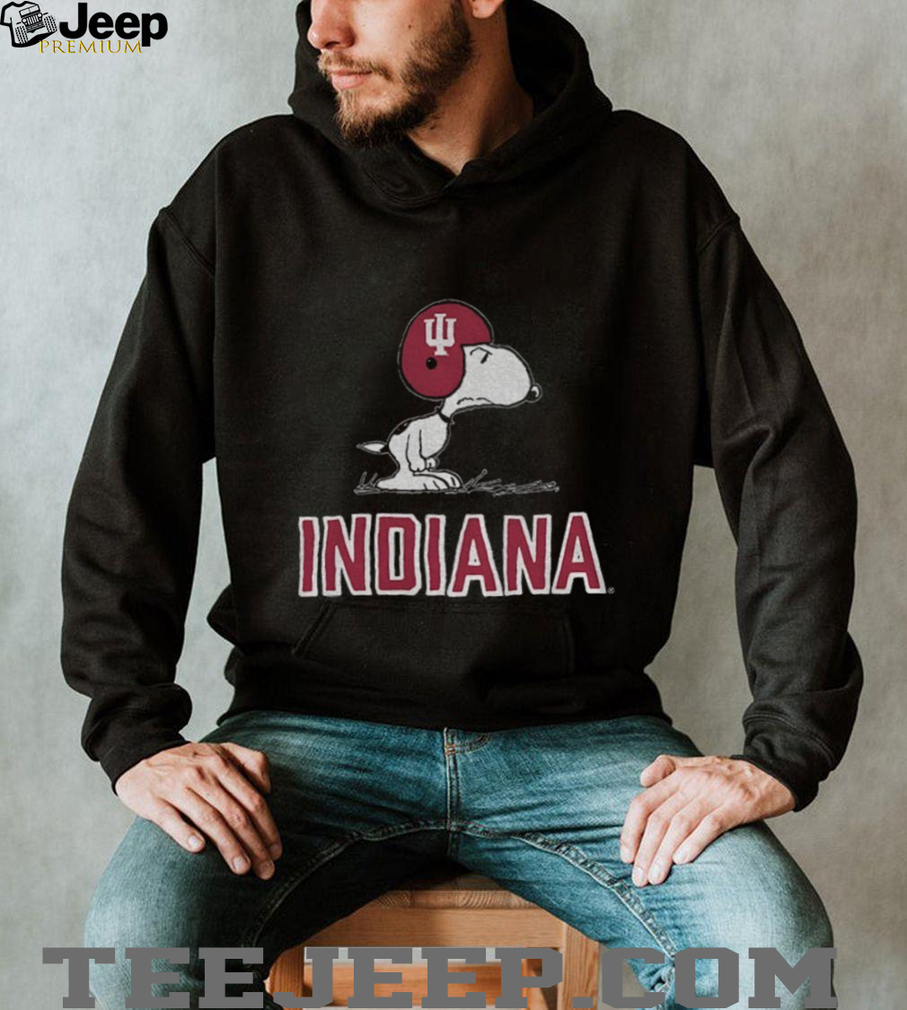 Snoopy Peanuts Indiana Hoosiers football 2025 shirt Snoopy Peanuts Indiana Hoosiers football 2025 shirt