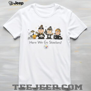 Snoopy and Peanuts Pittsburgh Steelers Football Here we go Steelers shirt Snoopy and Peanuts Pittsburgh Steelers Football Here we go Steelers shirt