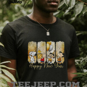 Snoopy and friends Comic Dog and Friend Happy New Year shirt