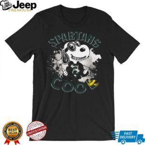 Snoopy with Sunglasses Spartans Pride T Shirt