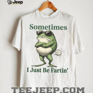 Sometimes I Just Be Farting Funny Vintage Frog Graphic T Shirt
