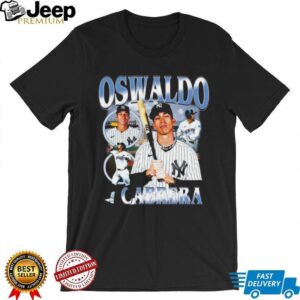 Sporttn Studios Oswaldo Cabrera New York Yankees Tee Sporttn Studios Oswaldo Cabrera New York Yankees Tee