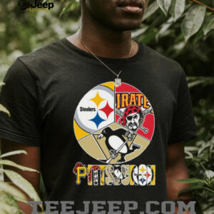 Steelers, Pirates, Penguins Mashup T Shirt