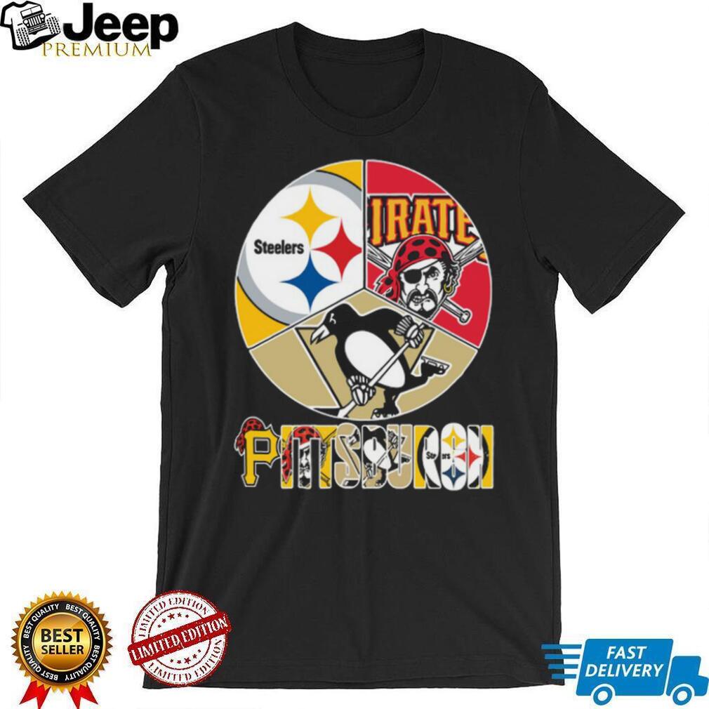 Steelers, Pirates, Penguins Mashup T Shirt Steelers, Pirates, Penguins Mashup T Shirt