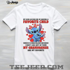Stitch my kids accuse me of having a favorite child which is ridiculous because I don’t like any shirt