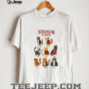 Stranger Cats Stranger Things characters shirt