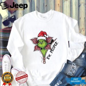 Stranger Grinchy Christmas Grinch Ew People Monster from Upside Down shirt