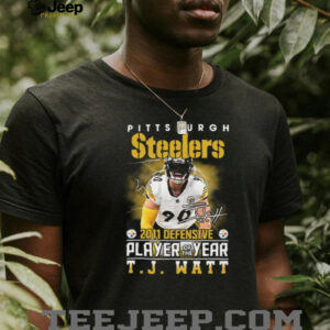 T.J. Watt 2021 NFL Defensive Player of the Year Pittsburgh Steelers T Shirt