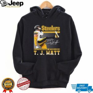 T.J. Watt Pittsburgh Steelers Team Wordmark Name & Number T Shirt T.J. Watt Pittsburgh Steelers Team Wordmark Name & Number T Shirt