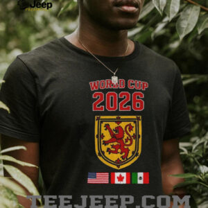 Tartan Army World Cup 2026 Team Scotland Flag Crest shirt