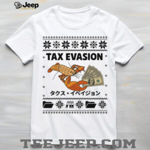 Tax Evasion Funny Christmas Ugly Funny Lobster Meme Sweatshirt