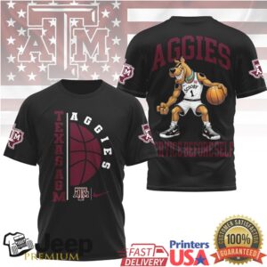 Texas A&M Aggies Scooby Doo Basketball Fan T Shirt