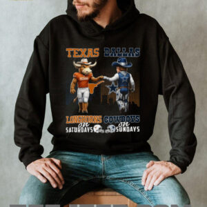 Texas Dallas Longhorns on Saturdays Cowboys on Sundays T Shirt Texas Dallas Longhorns on Saturdays Cowboys on Sundays T Shirt