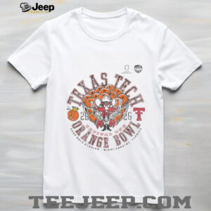 Texas Tech 2025 CFP Orange Bowl retro shirt