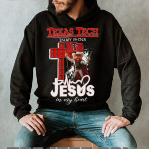 Texas Tech In My Veins, Jesus In My Heart T Shirt