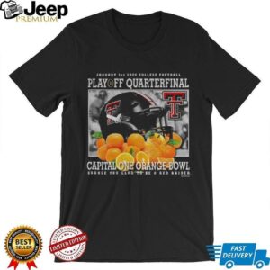 Texas Tech Red Raiders 2026 Capital One Orange Bowl Playoff Quarterfinal shirt Texas Tech Red Raiders 2026 Capital One Orange Bowl Playoff Quarterfinal shirt