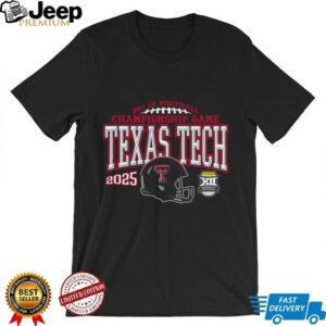 Texas Tech Red Raiders Big 12 Championship 2025 Football Long Sleeve T Shirt Texas Tech Red Raiders Big 12 Championship 2025 Football Long Sleeve T Shirt