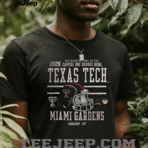 Texas Tech Red Raiders Capitap One Orange Bowl Miami Gardens 2026 shirt