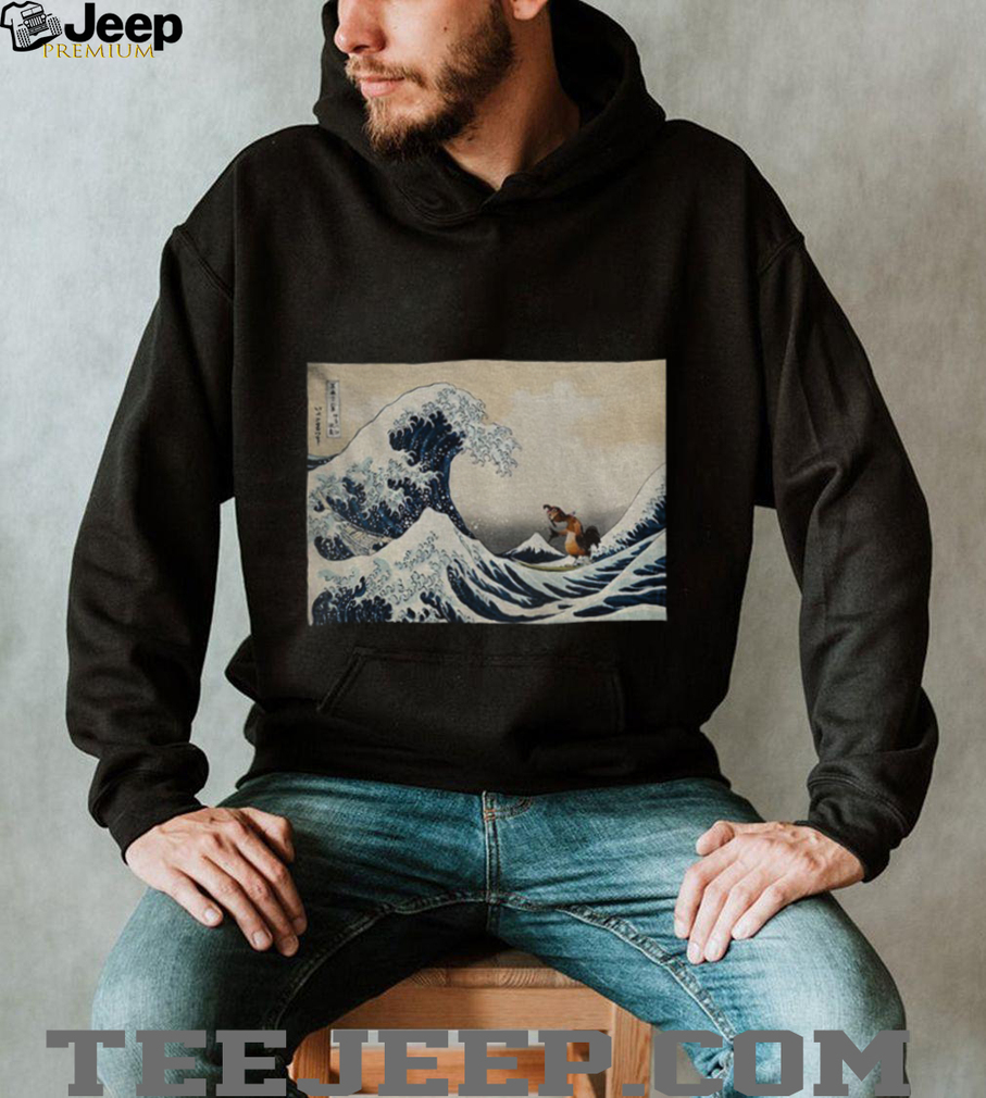 The Great Wave of Kanagawa Image Chicken Joe Funny Meme shirt The Great Wave of Kanagawa Image Chicken Joe Funny Meme shirt
