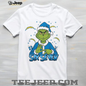 The Grinch Los Angeles Chargers Charged Up For Christmas Shirt The Grinch Los Angeles Chargers Charged Up For Christmas Shirt