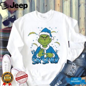 The Grinch Los Angeles Chargers Charged Up For Christmas Shirt