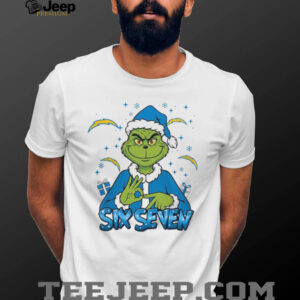 The Grinch Los Angeles Chargers Charged Up For Christmas Shirt